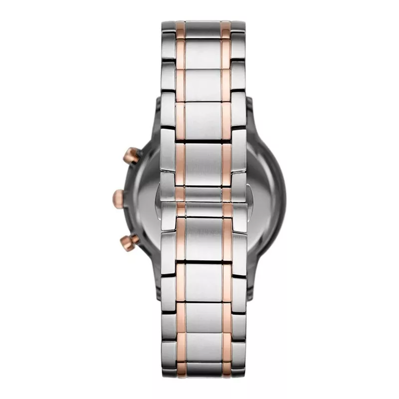 ARMANI AR80025 Orologio cronografo al quarzo uomo 43mm acciaio inox quadrante blu