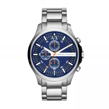 ARMANI EXCHANGE AX2155 Orologio uomo analogico al quarzo 46 mm acciaio inox quadrante nero