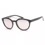 ARMANI EXCHANGE AX4118S81586X Occhiali da sole unisex rettangolari nero opaco grigio scuro specchio argento 54mm