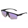 ARMANI EXCHANGE AX4123S80784V Occhiali da sole uomo rettangolari - montatura in propionato nera con lenti grigio scuro a specchio