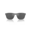 Occhiali da sole da uomo Armani Exchange AX4135S81806G squadrati nero opaco grigio scuro specchio argento 59 mm