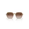 ARMANI EXCHANGE AX4139SU83421 Occhiali da sole unisex quadrati Havana Brown Gradient 52mm