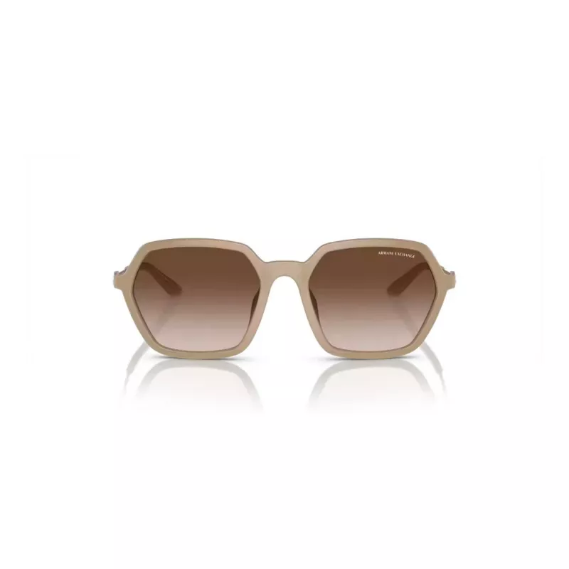 ARMANI EXCHANGE AX4139SU83421 Occhiali da sole unisex quadrati Havana Brown Gradient 52mm