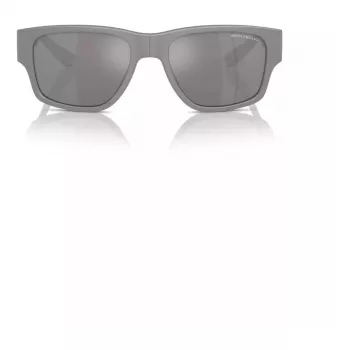 Armani Exchange AX4141SU81806 Occhiali da sole uomo nero opaco grigio scuro 56mm