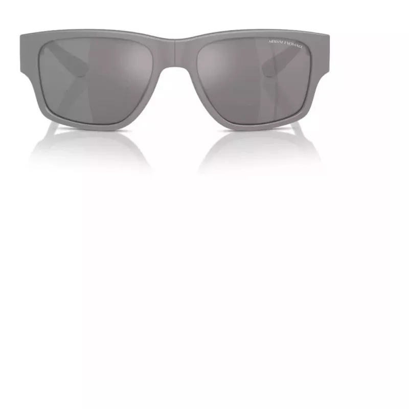 Armani Exchange AX4141SU81806 Occhiali da sole uomo nero opaco grigio scuro 56mm