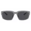 Armani Exchange AX4142SU81808 Occhiali da sole da uomo nero opaco grigio scuro rettangolari