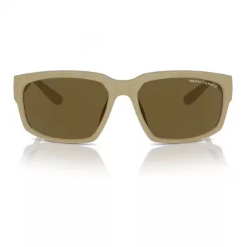 Armani Exchange AX4142SU83487 Occhiali da sole uomo nero opaco grigio 61mm