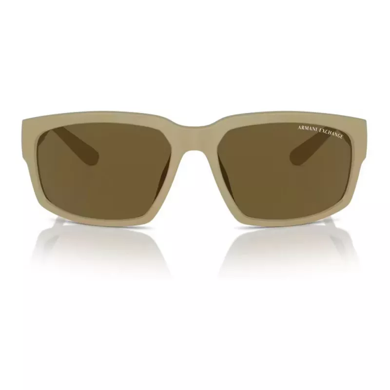 Armani Exchange AX4142SU83487 Occhiali da sole uomo nero opaco grigio 61mm