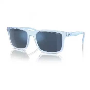 Armani Exchange AX4145S834555 Occhiali da sole uomo - montatura rettangolare in propionato - 57/19/145 mm