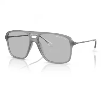 Armani Exchange AX4150SU83638 Occhiali da sole uomo quadrati nero opaco grigio 59mm