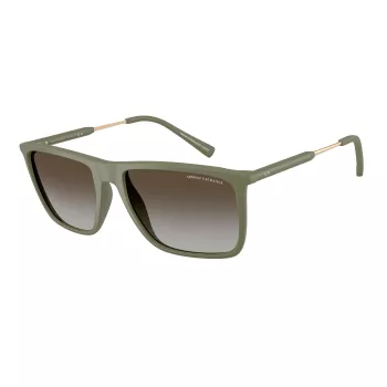 Armani Exchange AX4160S838113 Occhiali da sole uomo Havana Brown Gradient 57mm