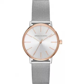 ARMANI EXCHANGE Orologio da donna AX5537 al quarzo analogico 36 mm argento acciaio inox