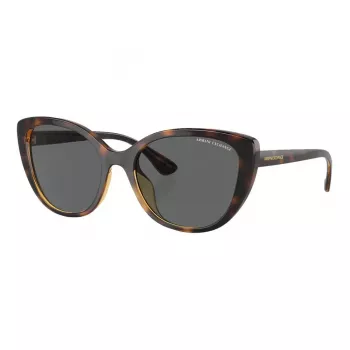 ARMANI EXCHANGE Occhiali da sole donna AX4111SU82138 - montatura grigio trasparente, lenti gradiente grigie, 54/18/140 mm