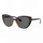 ARMANI EXCHANGE Occhiali da sole donna AX4111SU82138 - montatura grigio trasparente, lenti gradiente grigie, 54/18/140 mm