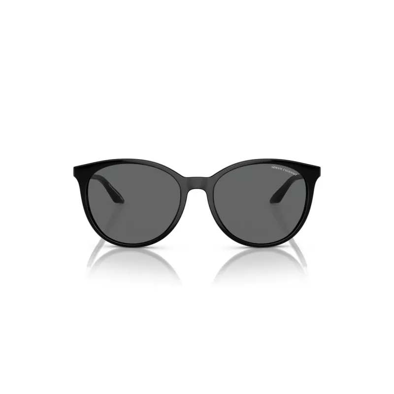 Armani Exchange Occhiali da sole donna AX4140S815887 - montatura nera, lenti grigie, 55 mm