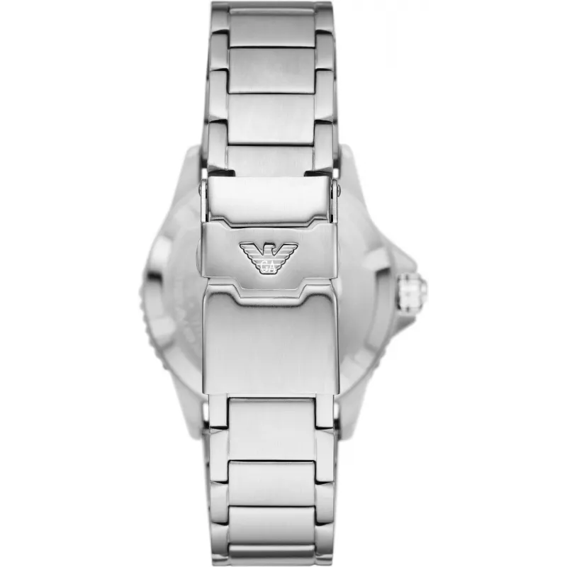 ARMANI Man AR11589 Orologio uomo analogico al quarzo 42mm quadrante blu argento acciaio inox