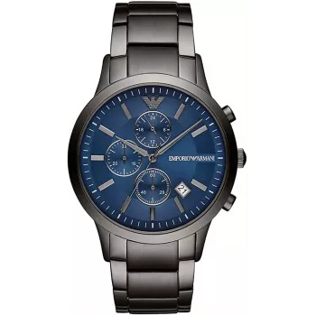 Armani Cronografo uomo orologio da polso AR11215 acciaio inox 43mm quadrante nero