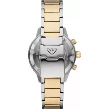 Armani Orologio uomo AR11361 42mm acciaio inox mesh quadrante nero cronografo