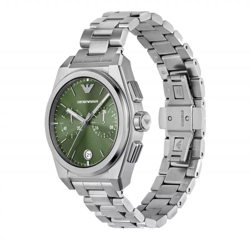 Armani Orologio da uomo AR11640 acciaio inox cronografo, 43mm