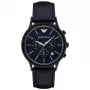 ARMANI orologio cronografo uomo AR2481 43 mm acciaio inox quadrante blu