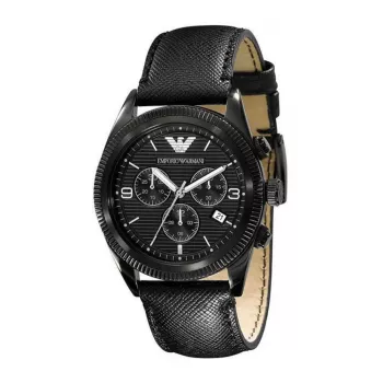 Armani cronografo uomo AR5904 41mm quadrante nero acciaio inox