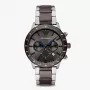 Armani Orologio da uomo Luigi cronografo quadrante nero cinturino in pelle AR11391 (43mm)