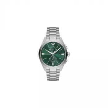 Armani orologio uomo Luigi al quarzo AR11480 40mm quadrante blu maglia in acciaio inox