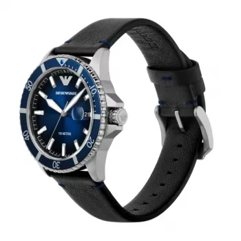 Armani Orologio da uomo AR11516 42mm acciaio inox quarzo cronografo quadrante blu