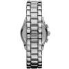 ARMANI Donna AR0674 Orologio al quarzo analogico 35mm Acciaio Argento