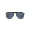 Occhiali da sole uomo rettangolari ARNETTE AN3082-733-55 nero opaco grigio 57mm