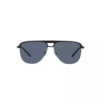 Occhiali da sole uomo rettangolari ARNETTE AN3082-733-55 nero opaco grigio 57mm