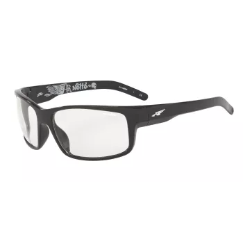ARNETTE AN4202-22675X Occhiali da sole uomo nero opaco rettangolari 62mm