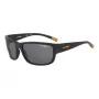 ARNETTE AN4256018162 Occhiali da sole rettangolari polarizzati uomo - montatura nera lenti grigie 62mm