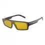 ARNETTE AN4268-41AN34 Occhiali da sole da uomo rettangolari nero opaco 55/18/140 mm