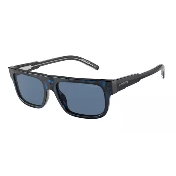 Occhiali da sole uomo ARNETTE AN4278-120280, montatura nero opaco, lenti grigie, 55 mm