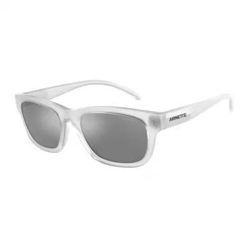 Occhiali da sole ARNETTE AN4284-27616G uomo rettangolari nero opaco grigio specchiato 54/18/145 mm