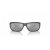 ARNETTE AN4290-28706G Occhiali da sole da uomo rettangolari Nero opaco Grigio