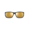 ARNETTE AN4324-28775A Occhiali da sole unisex, montatura nera opaca, lenti grigie, 61 mm
