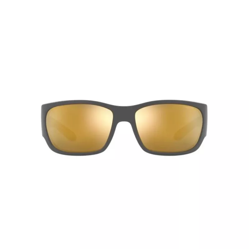 ARNETTE AN4324-28775A Occhiali da sole unisex, montatura nera opaca, lenti grigie, 61 mm