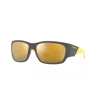 ARNETTE AN4324-28775A Occhiali da sole unisex, montatura nera opaca, lenti grigie, 61 mm