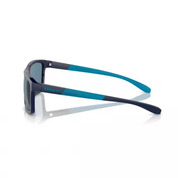 ARNETTE AN4328U27622V Occhiali da sole uomo nero opaco grigio scuro argento specchiato 58mm