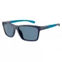 ARNETTE AN4328U27622V Occhiali da sole uomo nero opaco grigio scuro argento specchiato 58mm