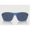 ARNETTE AN4329-290280 occhiali da sole rettangolari polarizzati uomo nero opaco/grigio 63 mm