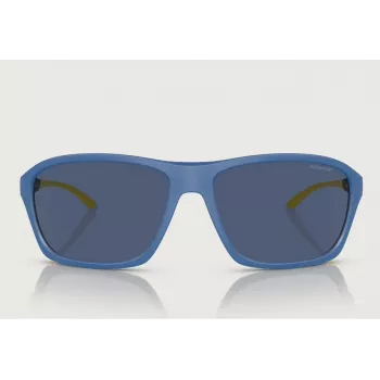 ARNETTE AN4329-290280 occhiali da sole rettangolari polarizzati uomo nero opaco/grigio 63 mm