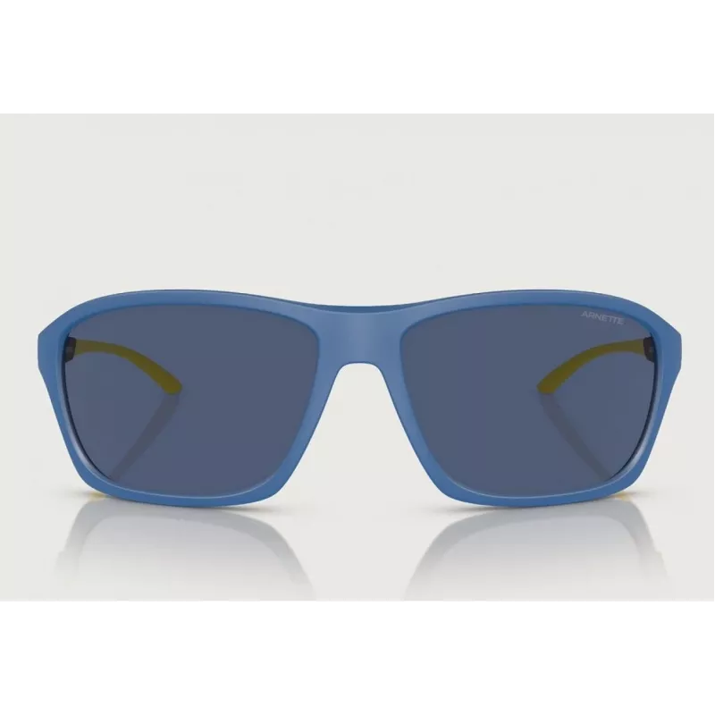 ARNETTE AN4329-290280 occhiali da sole rettangolari polarizzati uomo nero opaco/grigio 63 mm