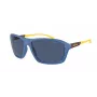ARNETTE AN4329-290280 occhiali da sole rettangolari polarizzati uomo nero opaco/grigio 63 mm