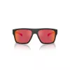 Occhiali da sole ARNETTE AN4330-27536Q rettangolari nero opaco grigio scuro argento specchiato 63 mm