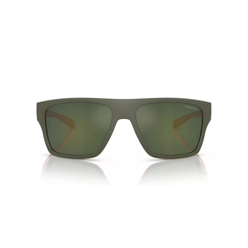ARNETTE AN4330-28546R uomo occhiali da sole polarizzati, nero opaco, lenti grigie, 63 mm