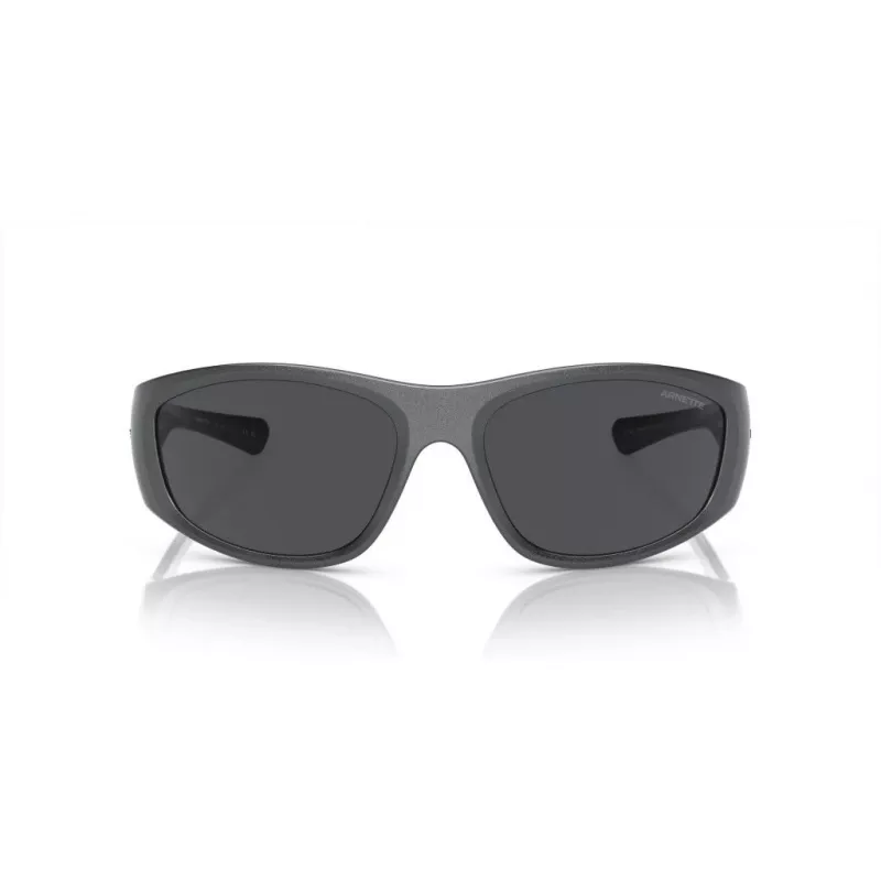 ARNETTE AN4331-291787 occhiali da sole uomo nero opaco grigio scuro 64 mm