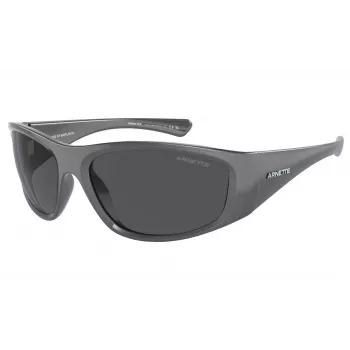 ARNETTE AN4331-291787 occhiali da sole uomo nero opaco grigio scuro 64 mm